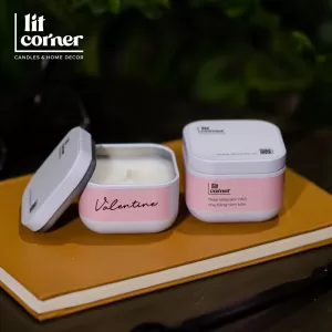Nến Thơm Du Lịch - Hũ Thiếc Vuông