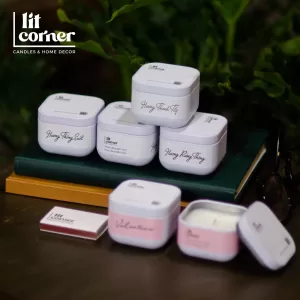 Nến Thơm Du Lịch - Hũ Thiếc Vuông